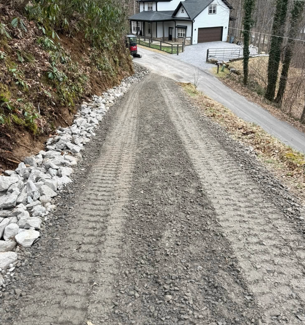 Drainage solutions completed in Landrum, SC protecting the property from erosion.