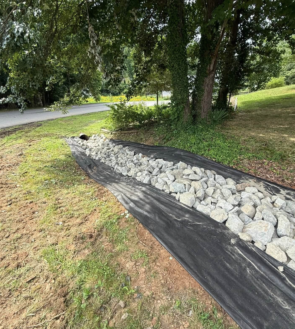 Building site preparation completed in Greer, SC using professional excavation equipment.