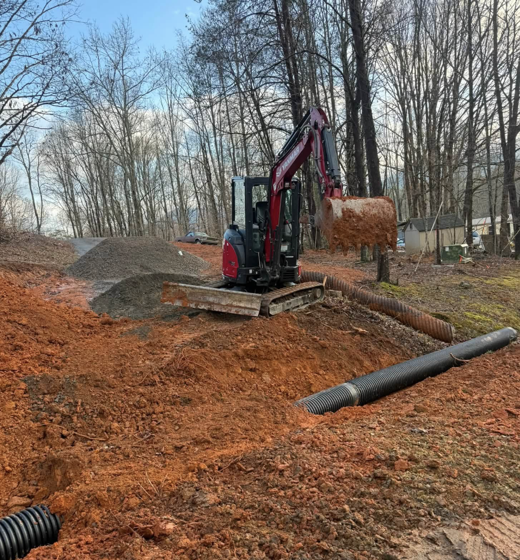 Site preparation completed in Greenville, SC for future construction.