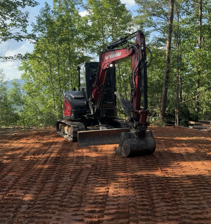 Homesite clearing services in Spartanburg, South Carolina.
