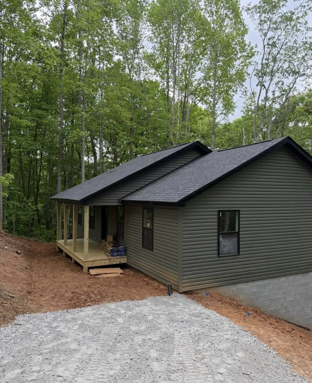 Site development services for a new construction project in Anderson, South Carolina.