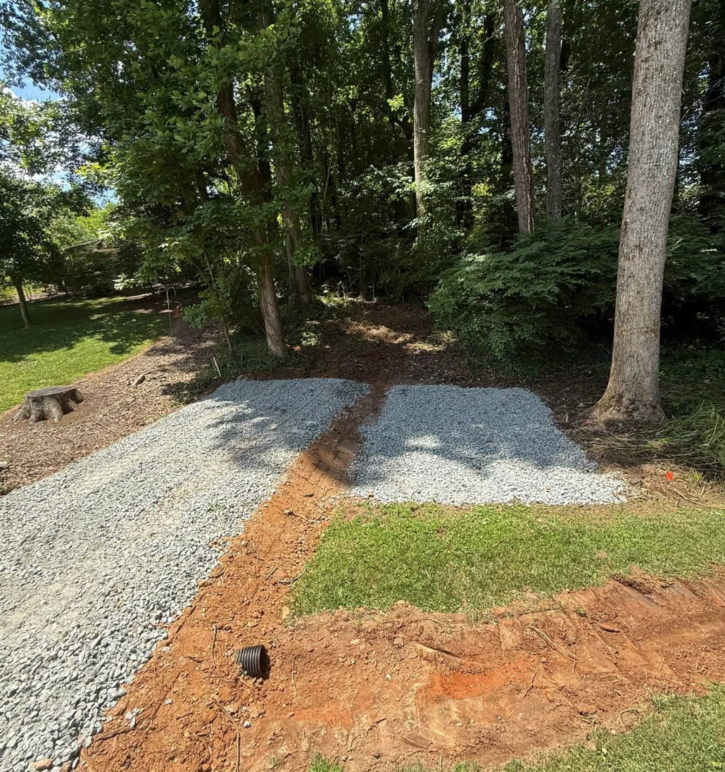 Site preparation completed in Mauldin, SC preparing land for development.