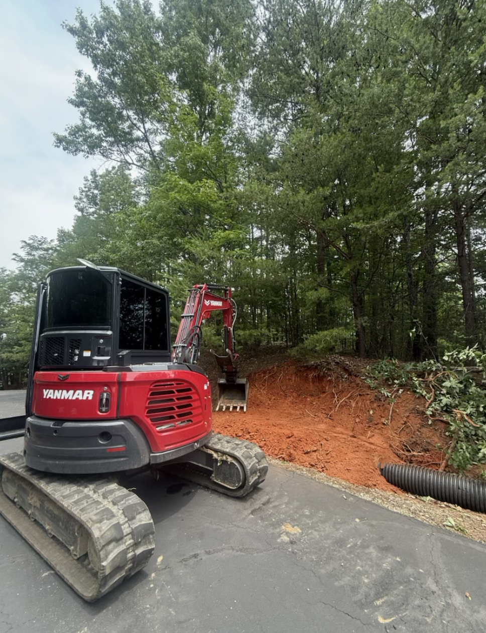Brush clearing services completed in Anderson, South Carolina.