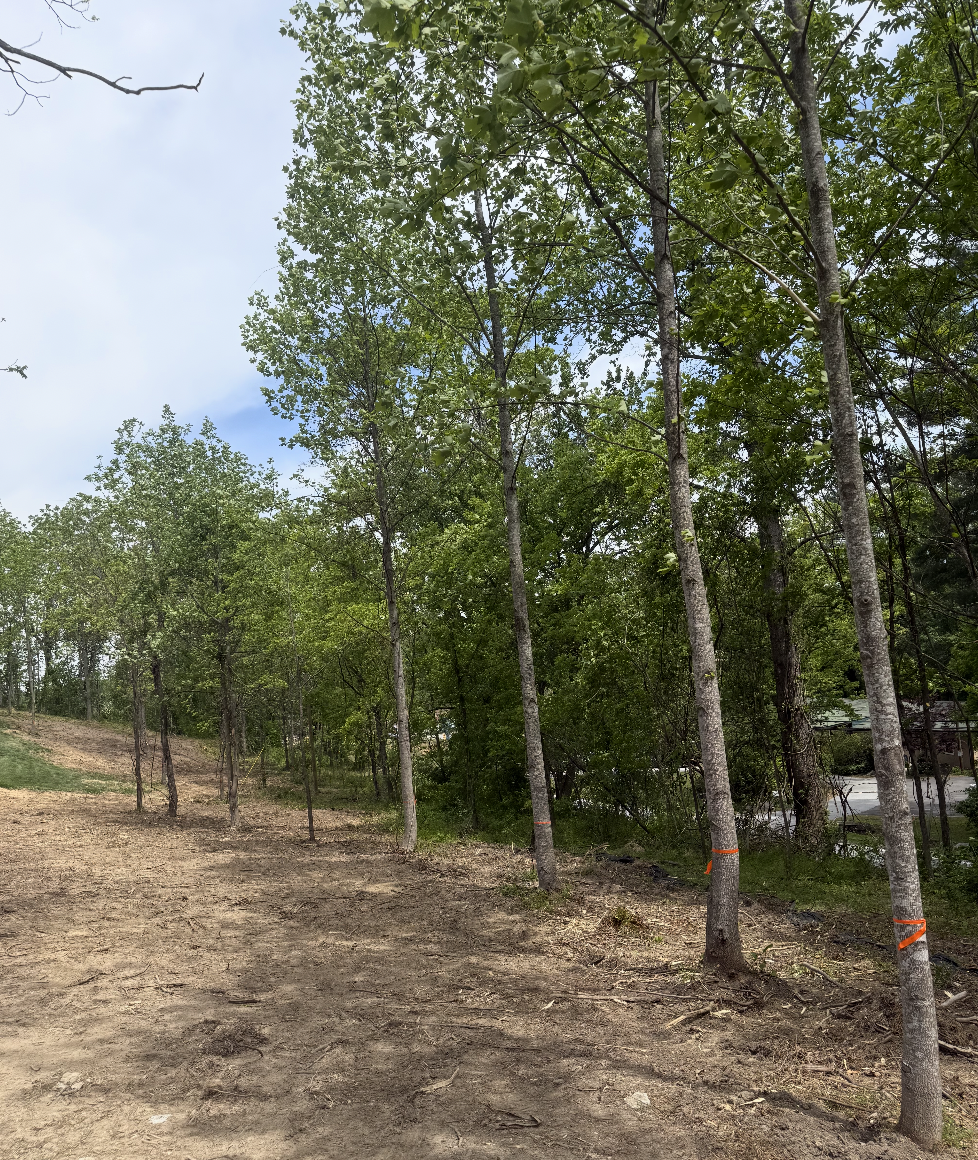 Culvert and drainage installation completed in Spartanburg, South Carolina.