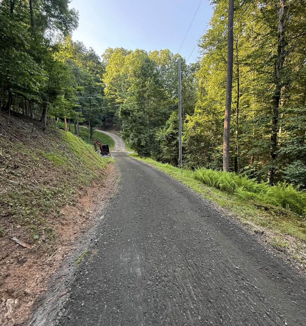 Drainage solutions completed in Weaverville, NC improving stormwater flow and protecting the property.