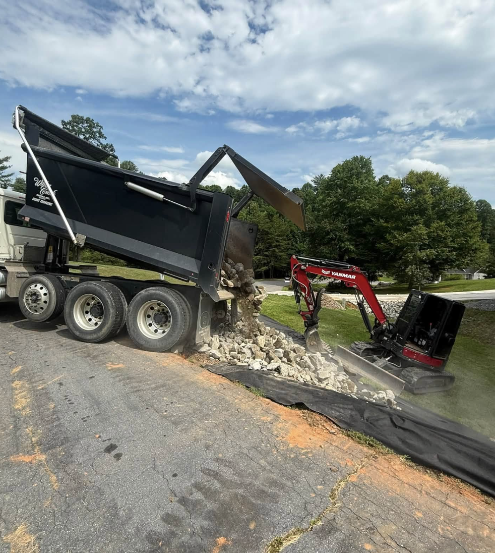 Professional grading services completed in Spartanburg, SC creating a stable building site.