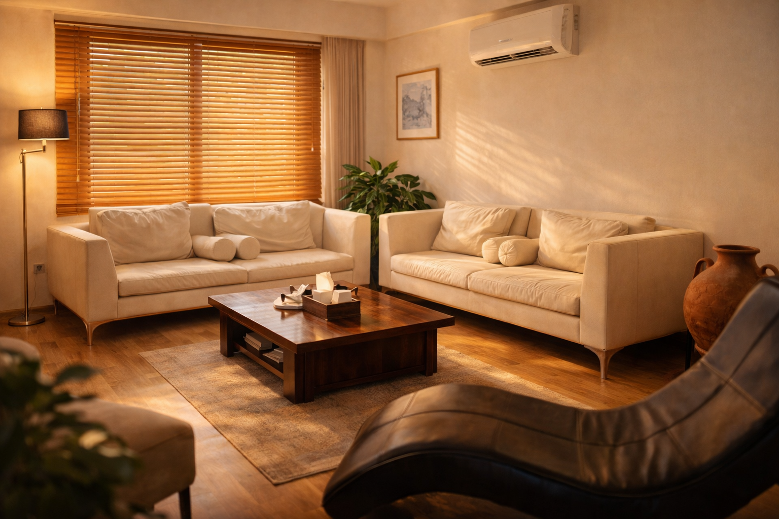 Comfortable psychotherapy office in Nicosia, Cyprus – Christos Savvides Clinical Psychologist