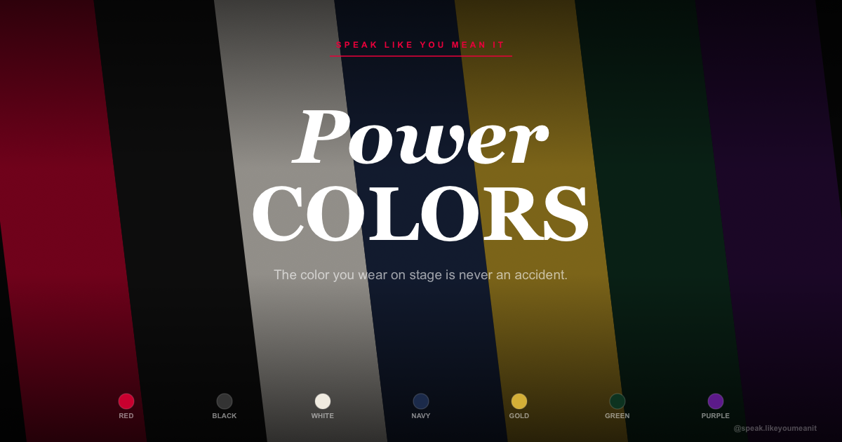 You've Heard of Power Poses. But What About Power Colors?