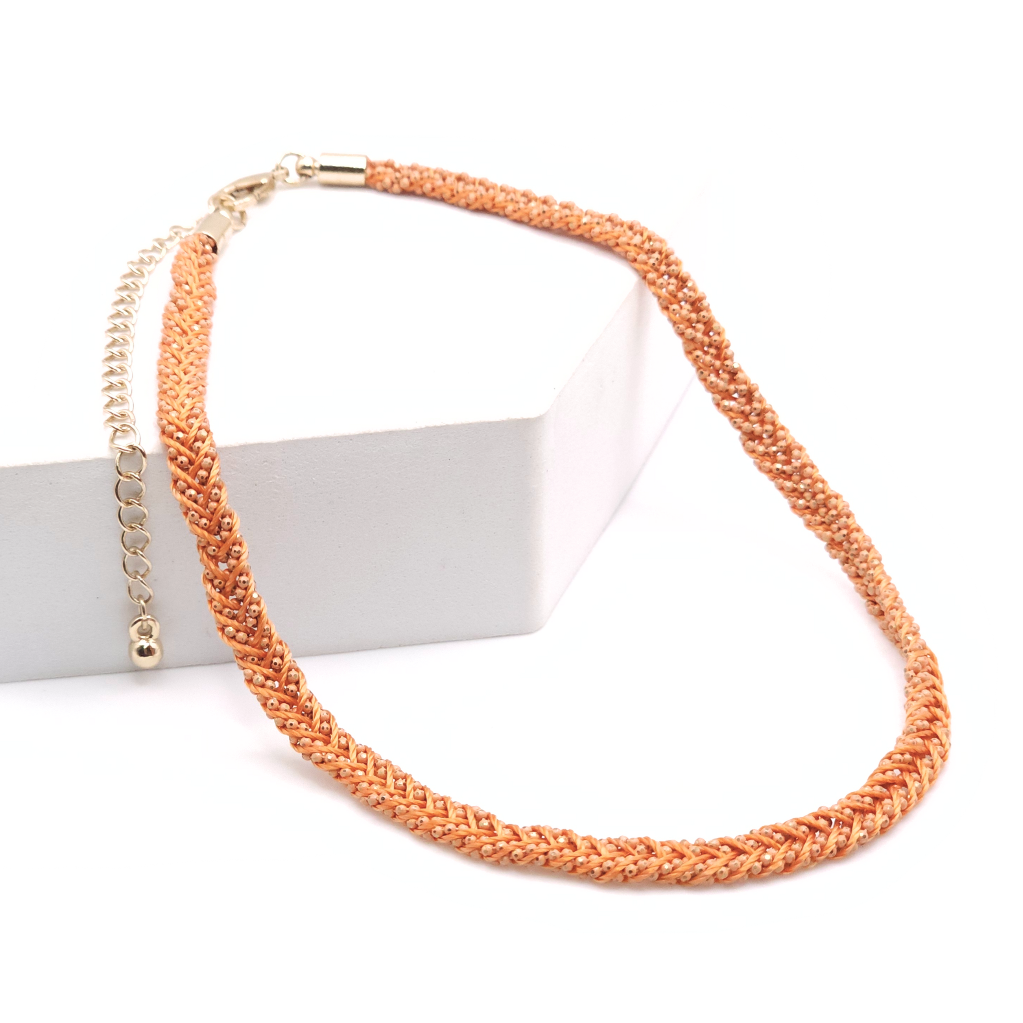 Dainty Choker - Orange