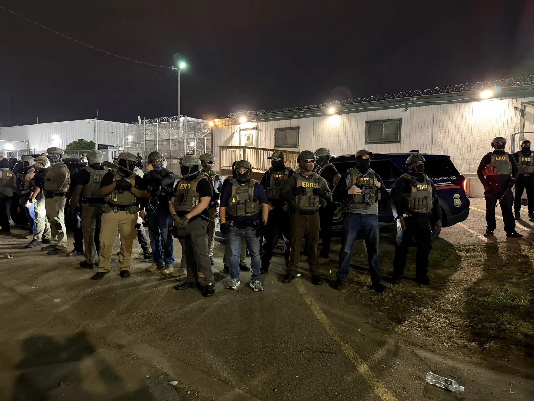 ICE officers in line.JPEG