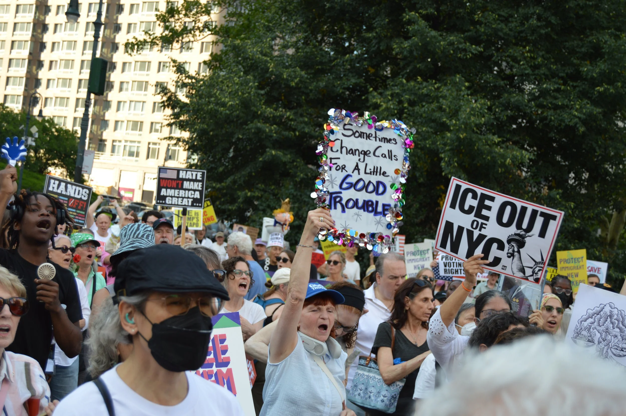 Good Trouble Lives On in Foley Square