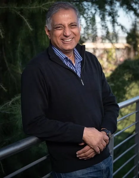 Bask Iyer, technology advisor and former CIO, smiling outdoors