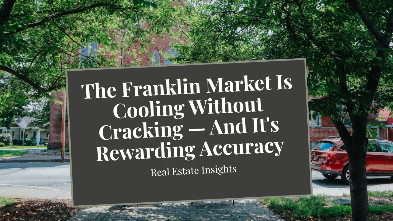 The Franklin Market Is Cooling Without Cracking — And It's Rewarding Accuracy