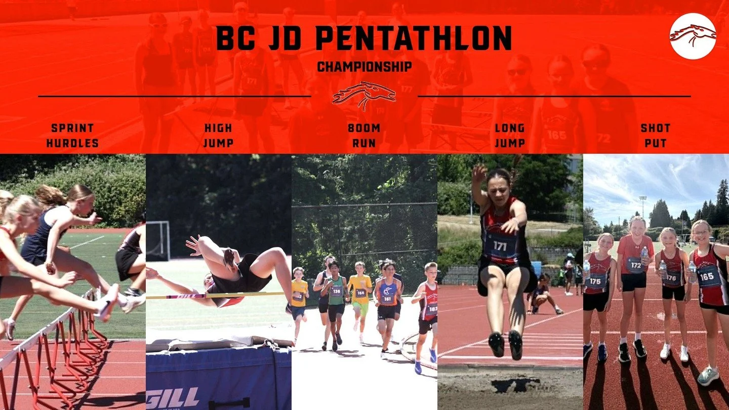 Mustangs JD (Elementary) athletes competed in the BC Pentathlon Championship on the weekend, held at Burnaby Central Track.