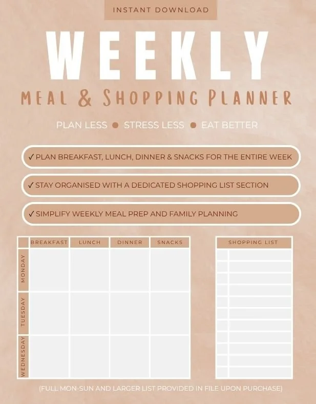 Meal & Shopping Planner