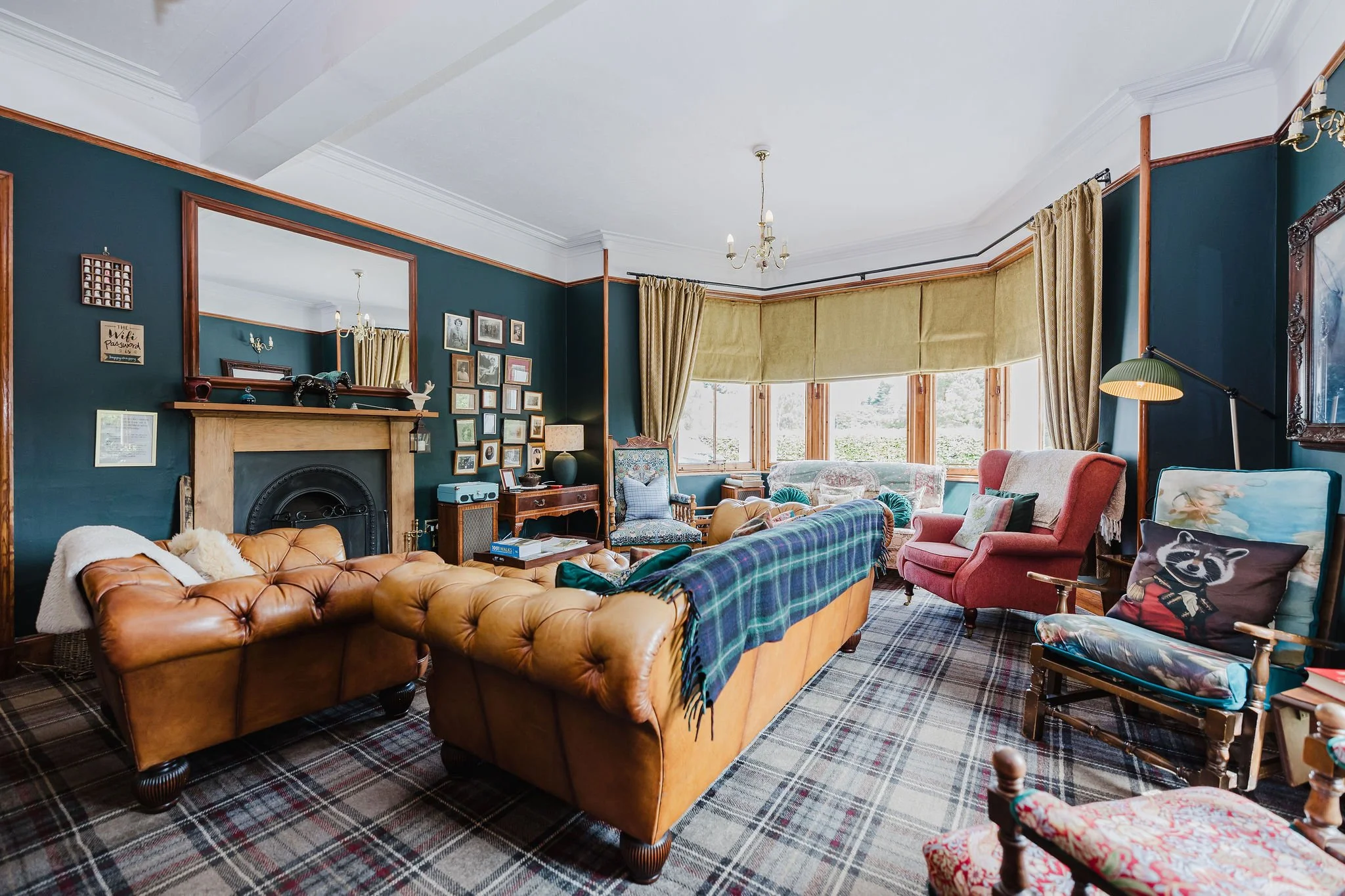 Imagine it. A book in one hand, nightcap in the other. Relaxation comes easy in our sitting room.