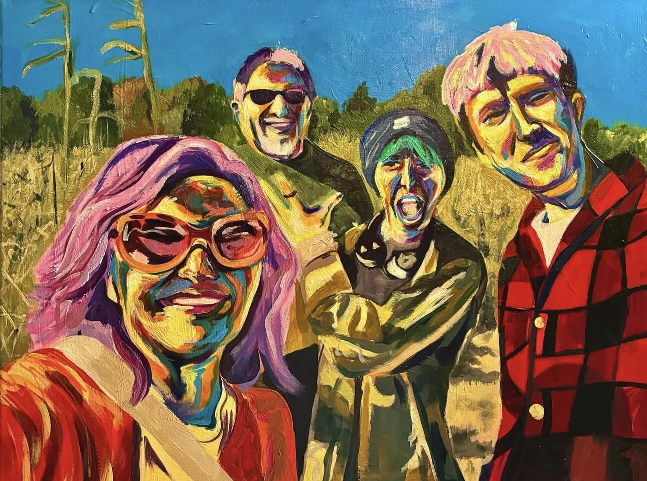 "The Churchills", Acrylic on Canvas, 16 x 20, 2024