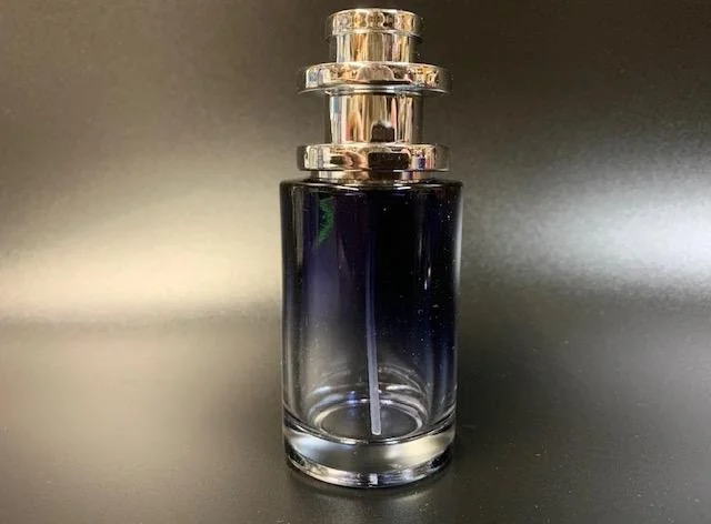 50ml Cylinder Round Empty Spray Glass Perfume Bottle - Choose Color