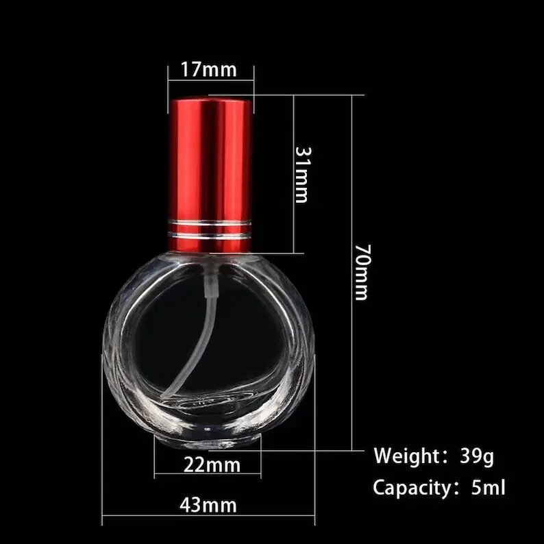 Thick Glass Mini Perfume Bottle