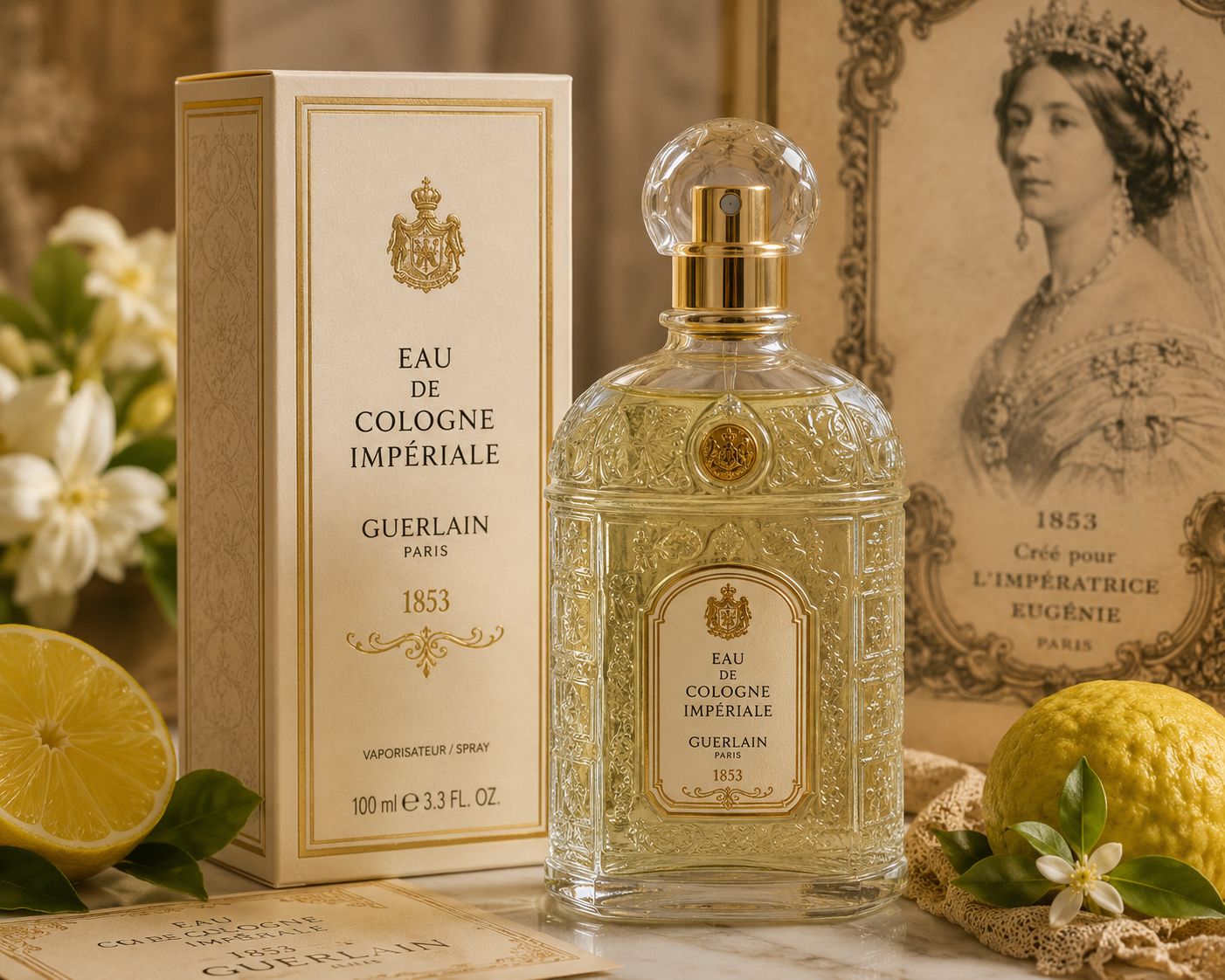 Vintage 100ml Eau de Cologne Impériale Spray by Guerlain