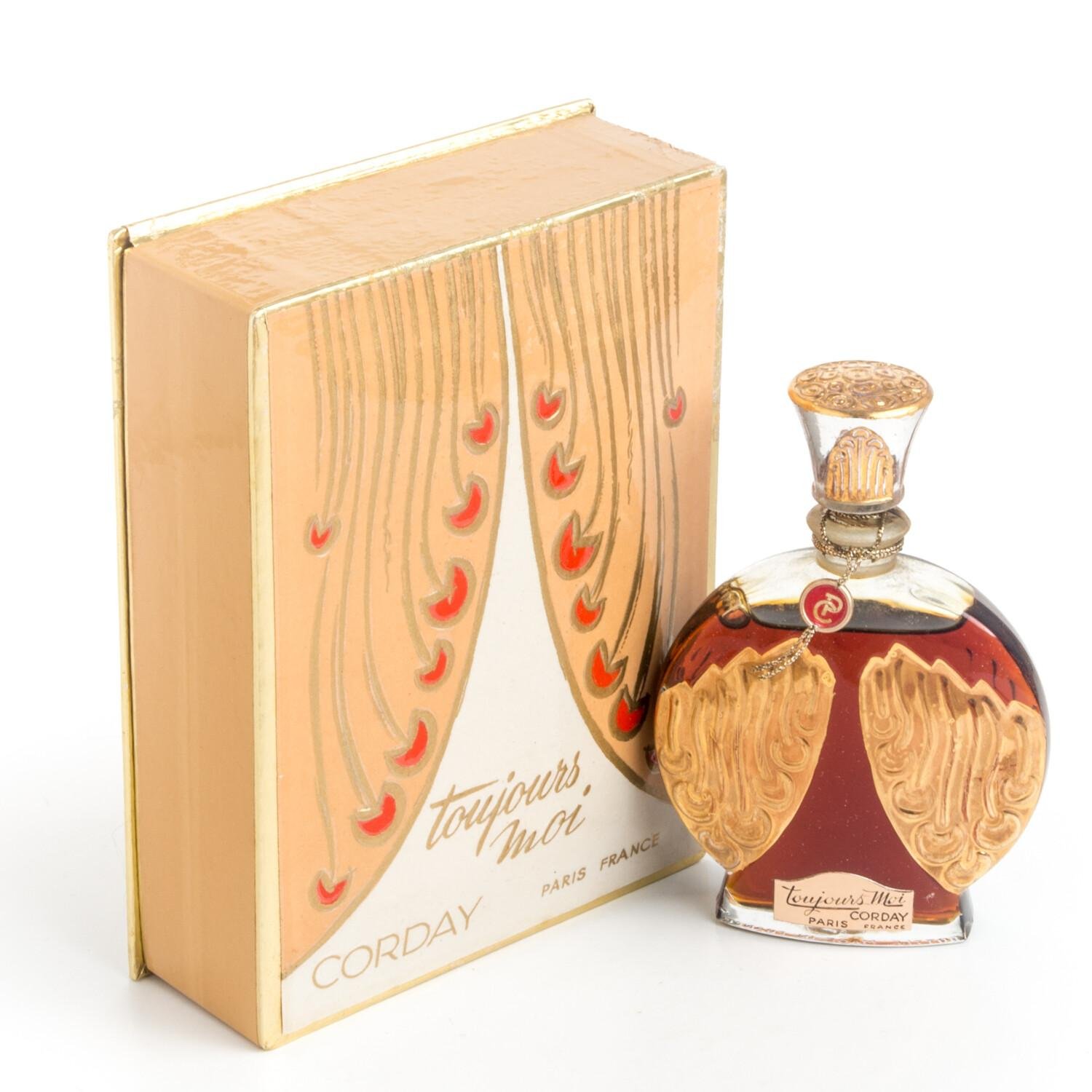 Vintage Corday Toujours Moi Parfum Extrait with Original Box