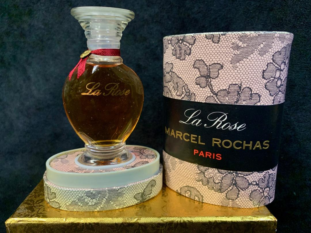 Rare HTF Vintage Marcel Rochas La Rose Pure Parfum 1/2 oz with Box for Women