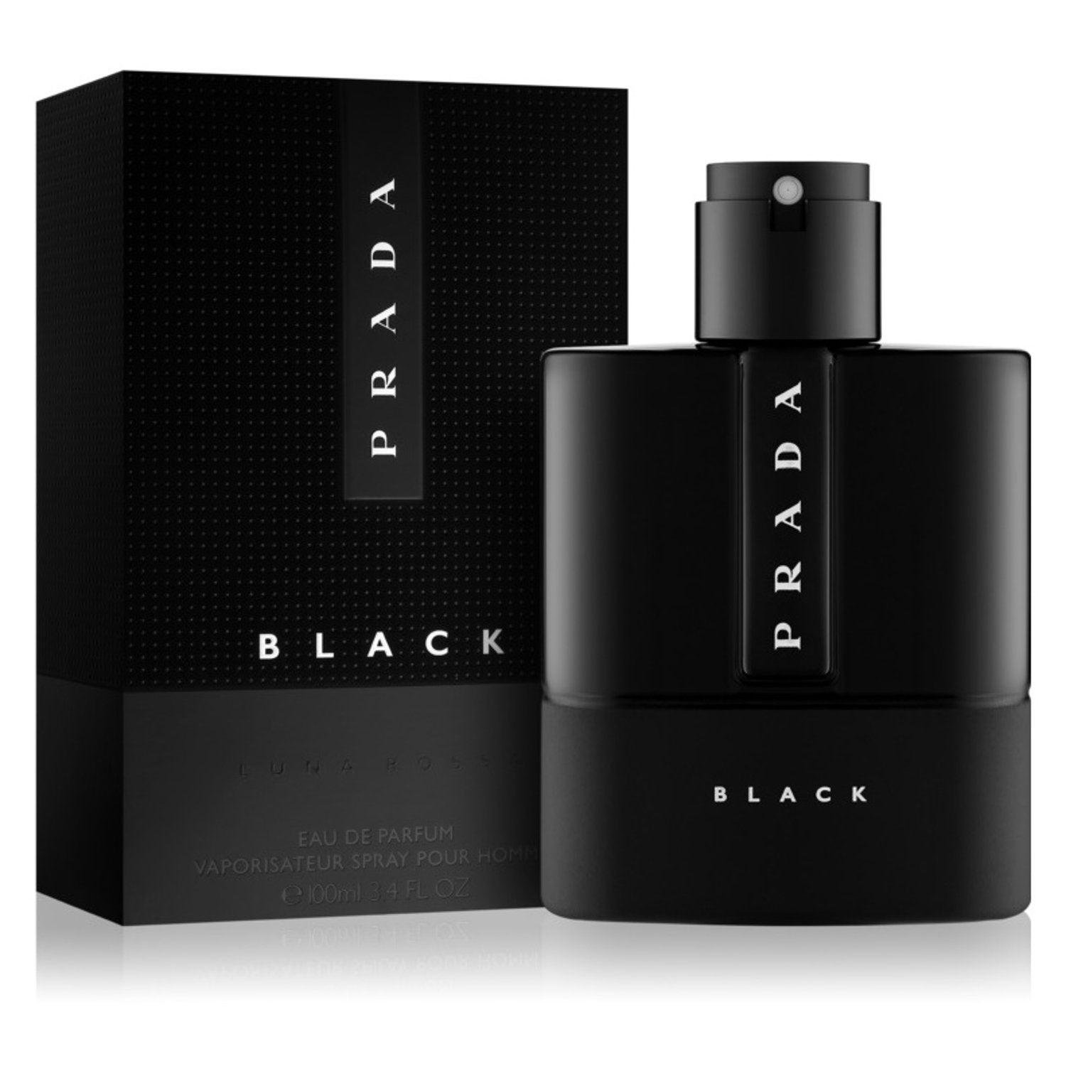 Prada Luna Rossa Black Eau de Parfum for Men – 3.4 oz (100 ml) Sealed