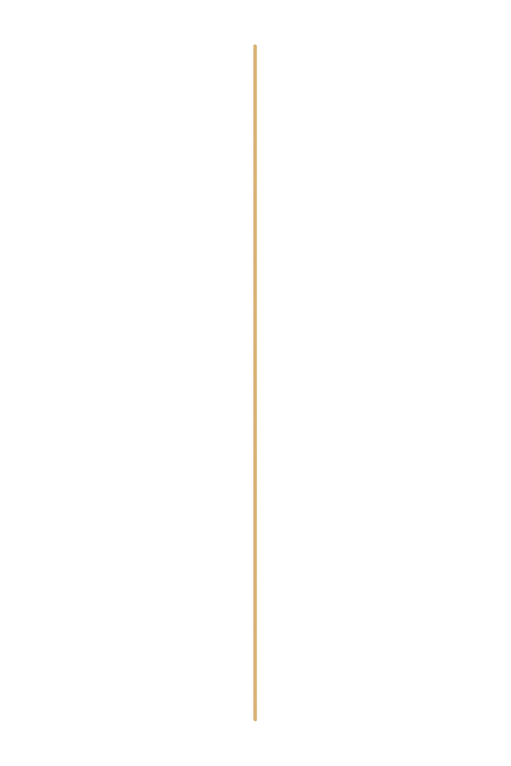 A vertical golden beam of light in the center against a blurred dark background.