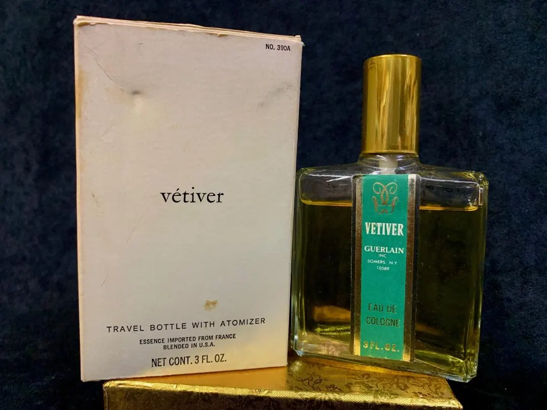 Vintage Guerlain Vétiver Eau de Cologne Spray