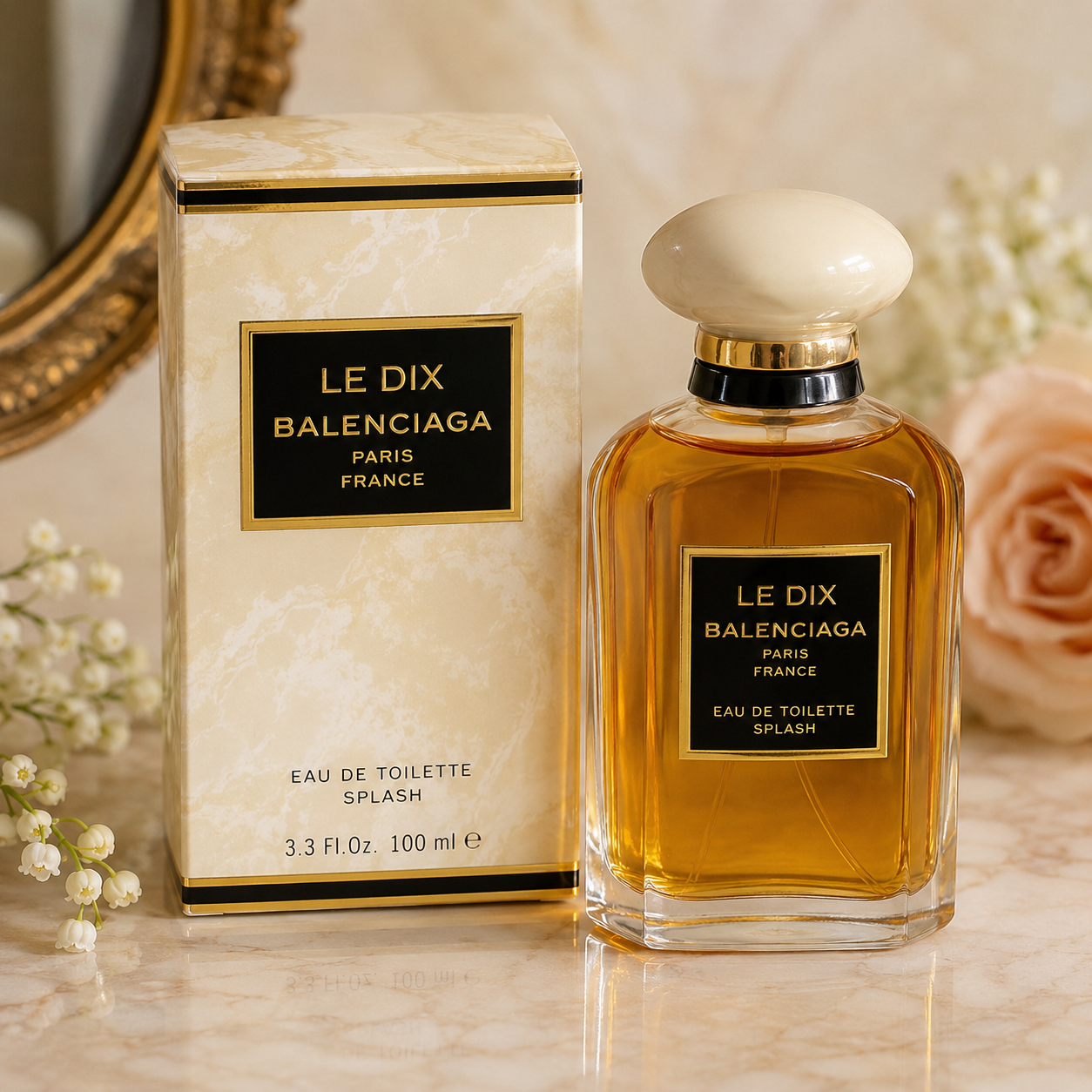 Rare Vintage 100ml Le Dix Eau de Toilette Splash by Balenciaga