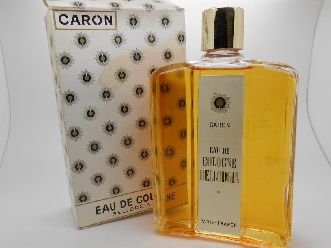 Vintage Caron Bellodgia Eau de Cologne – 4 oz (120 ml) with Original Outside Box