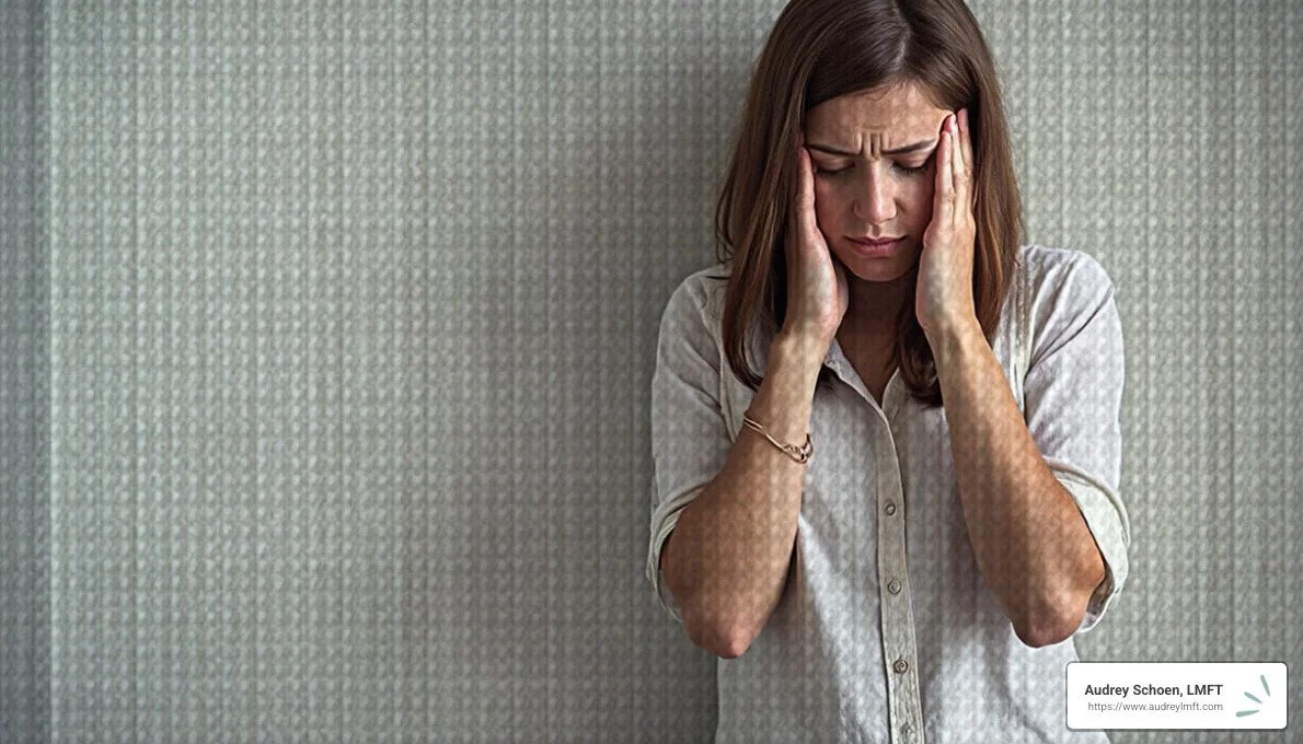 Anxiety Symptoms Illustration - anxiety symptoms