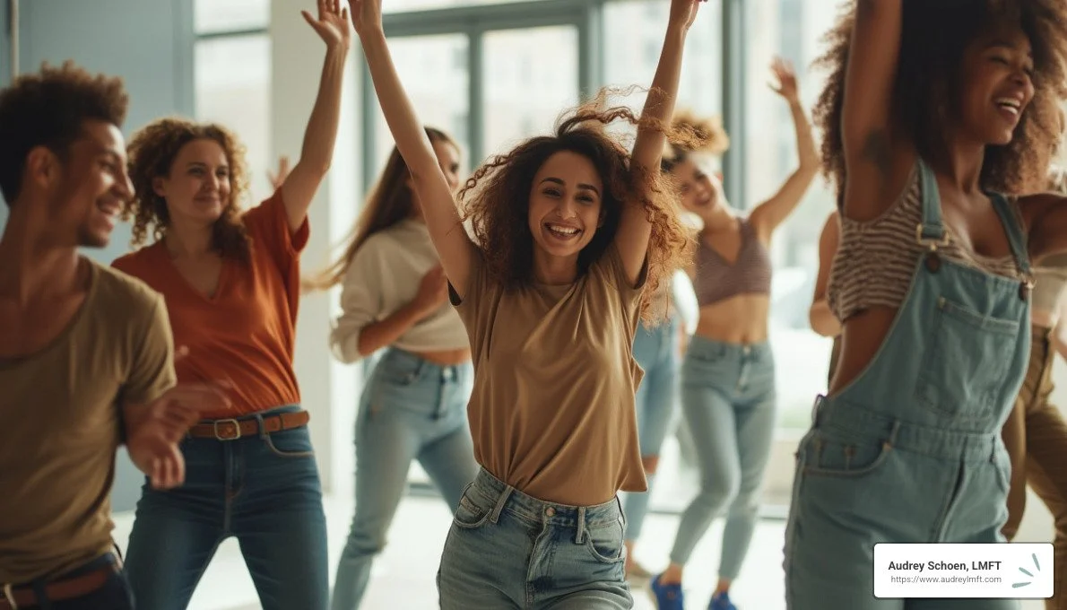 dancing - how to reduce anxiety immediately