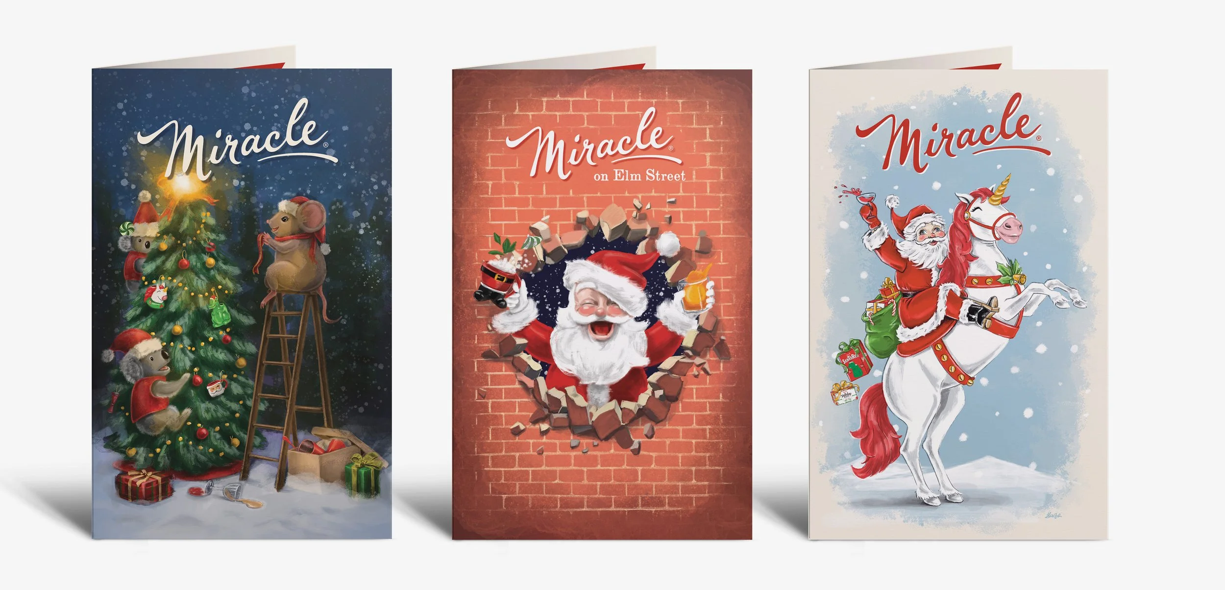 Christmas Holiday illustration for menu covers