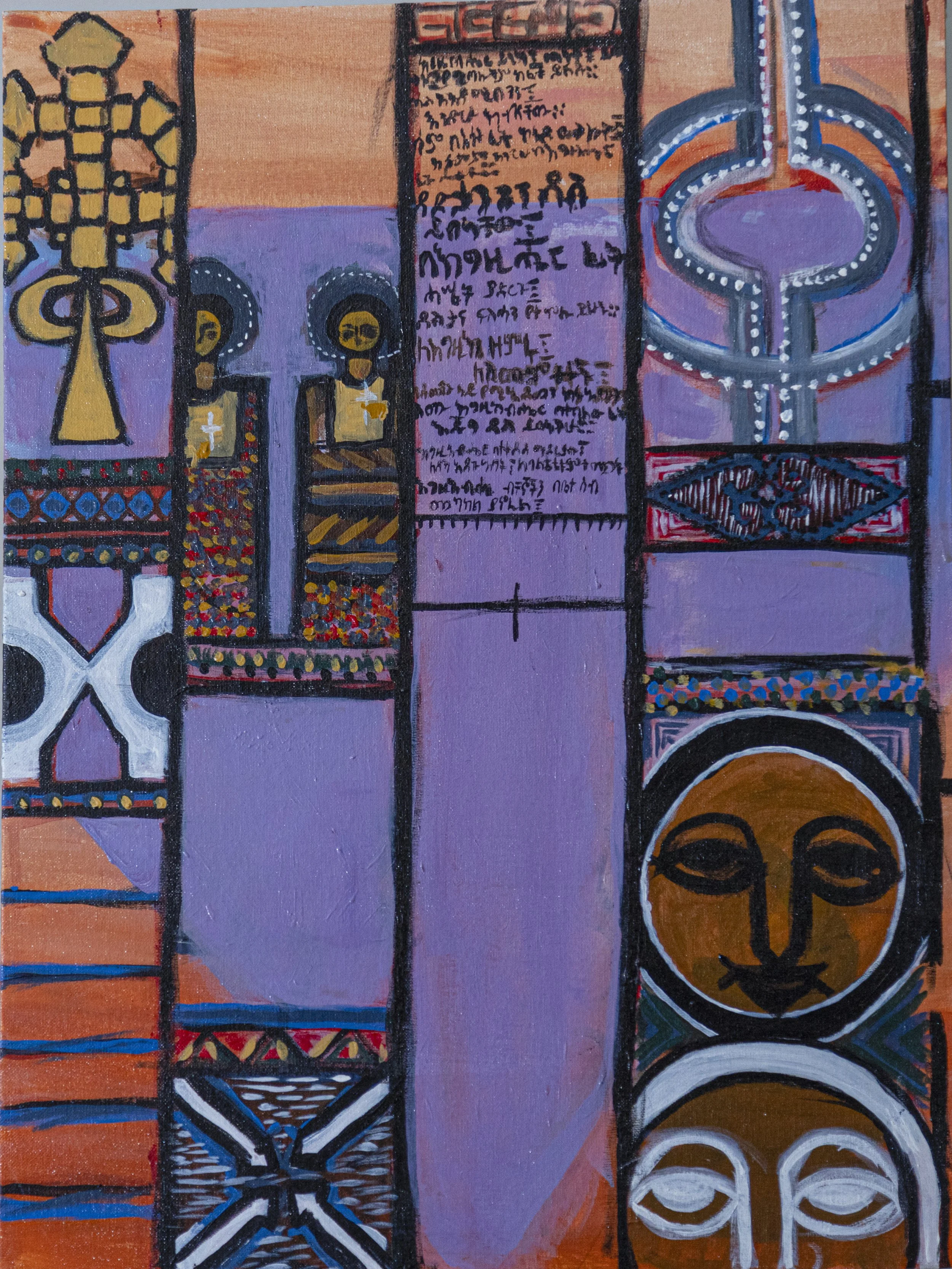 Quanqua | Acrylic on canvas panel 
18in x 24in 
