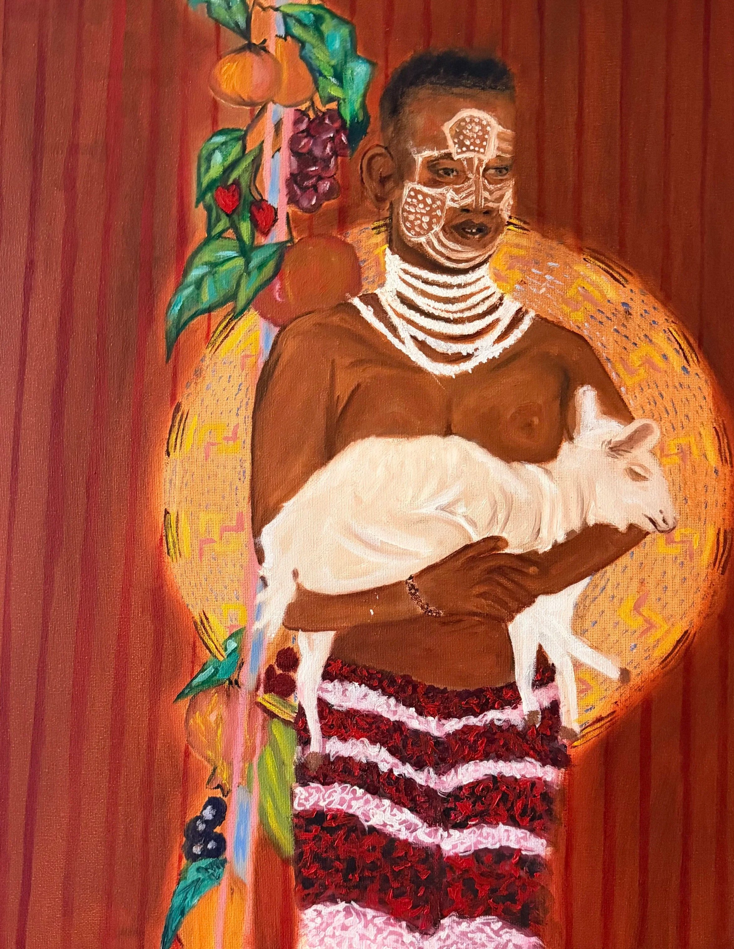 The throne of the Lamb | Oil on canvas
21in x 17in 
