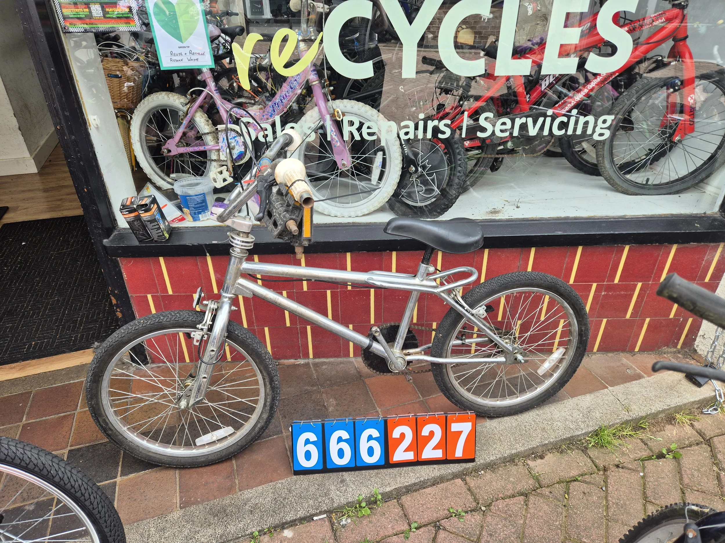 BMX kids - Silver, 12" Frame