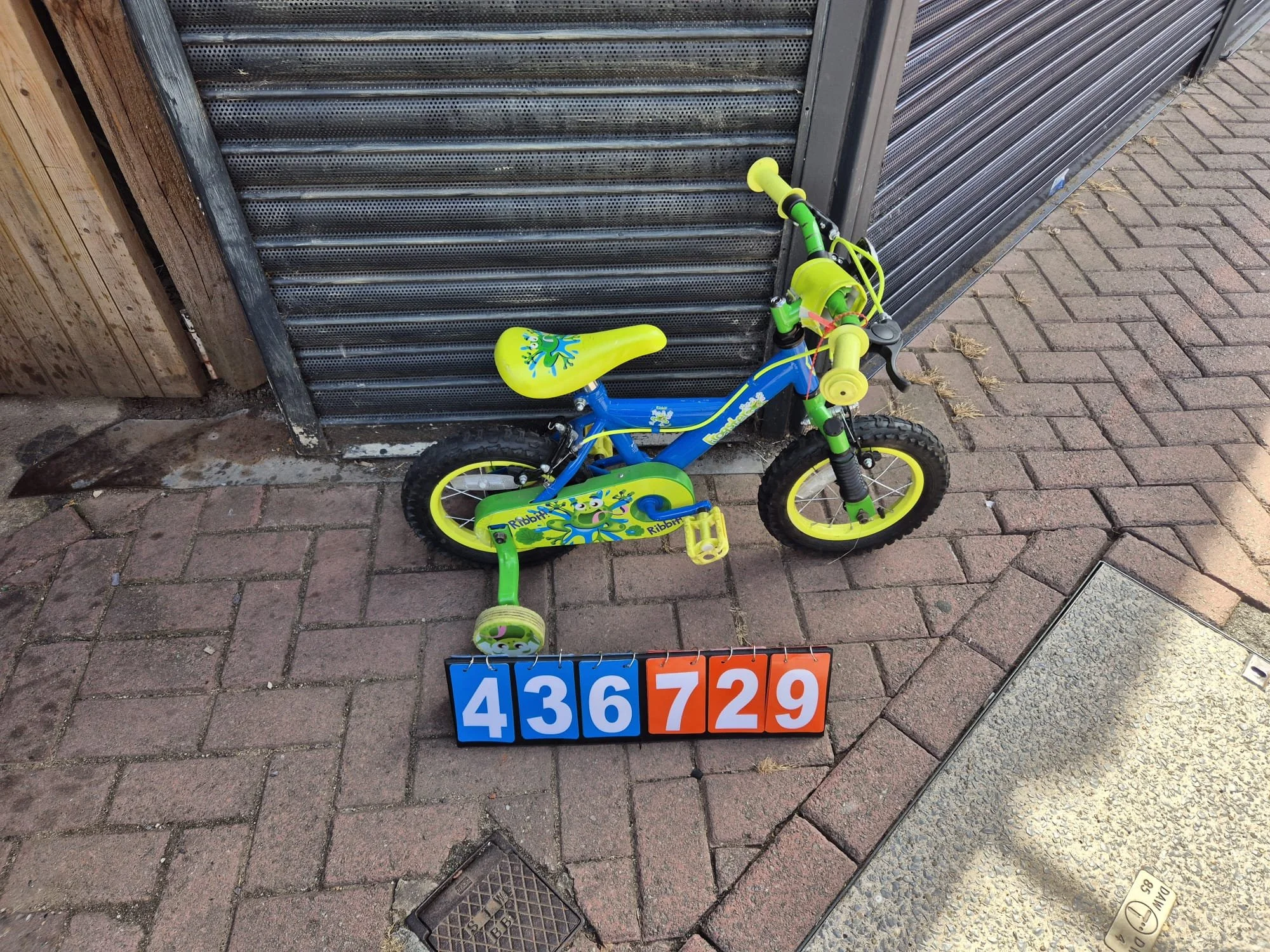 Frogster - Blue / Green, 9" Frame