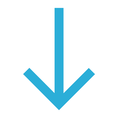 A simple graphic icon of an arrow pointing down.
