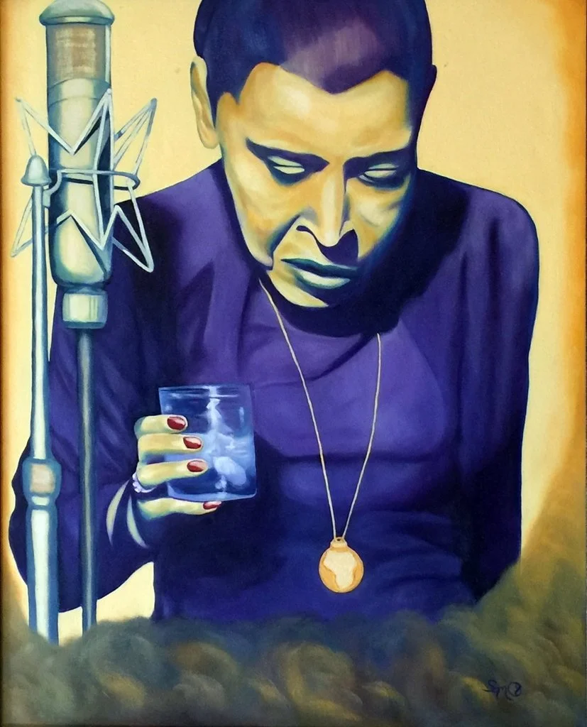 Lady in Distress, oil on 20x24 canvas