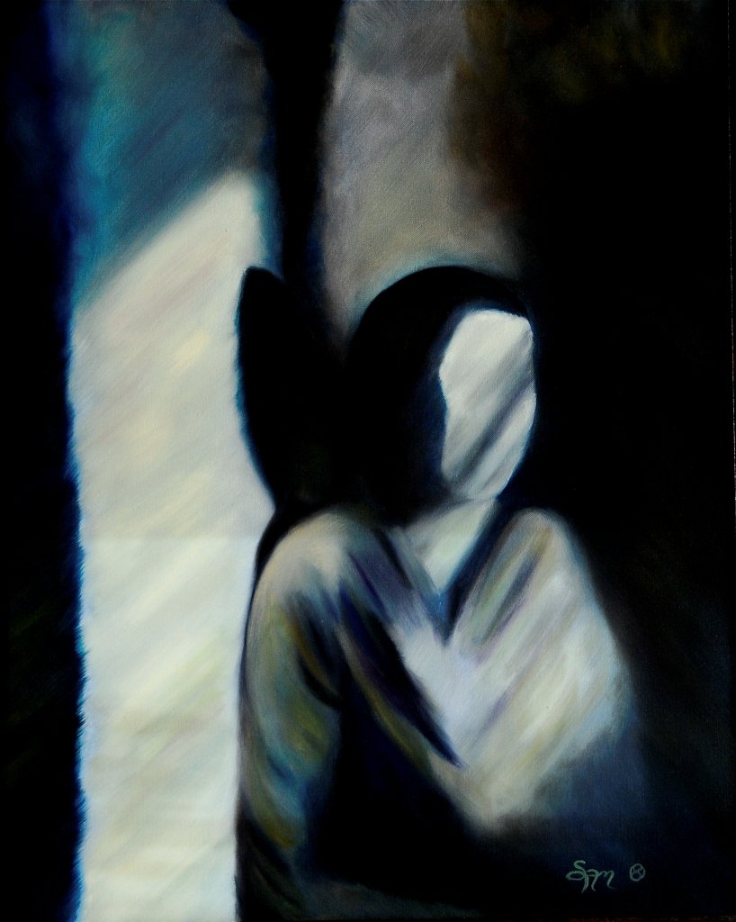 Invisible, oil on 24x30 canvas