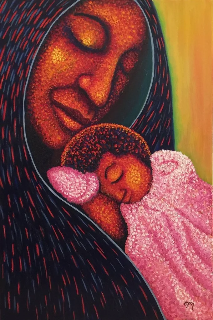 Madonna,  oil on 20x26 canvas