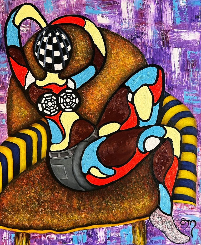 M.E.A.T., Oil on 30x40 canvas