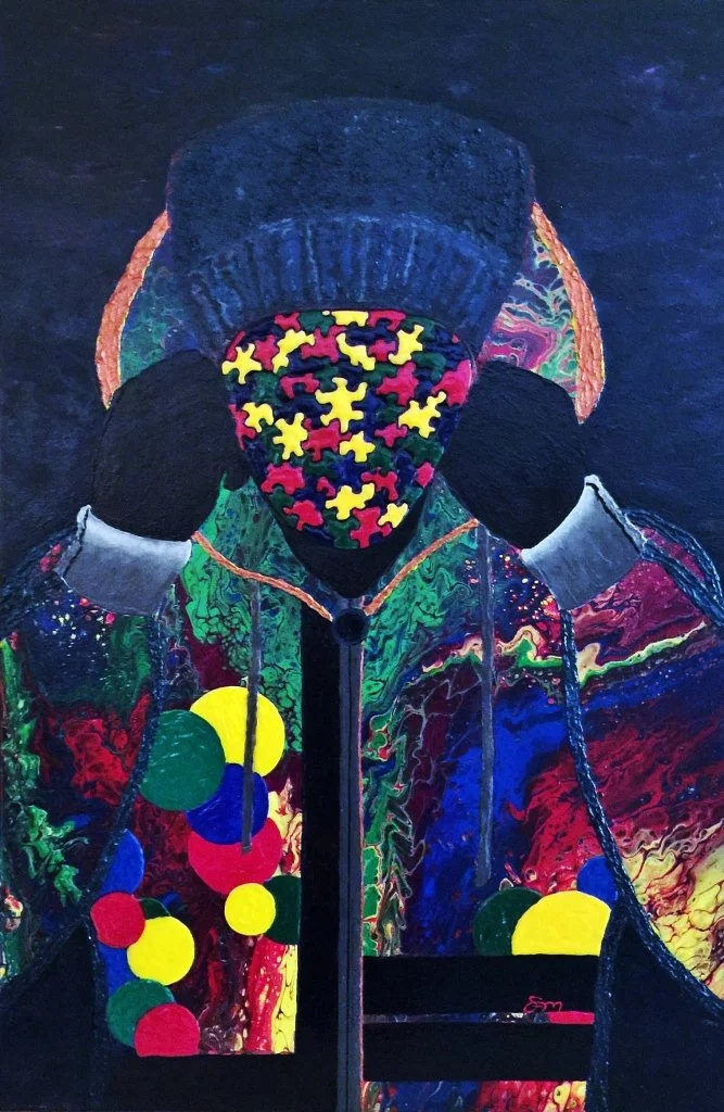Fits the Description, acrylic on 24x30 canvas