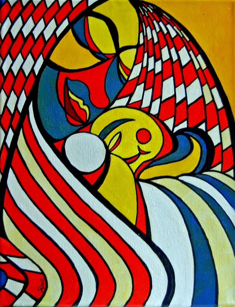 The Other Madonna, oil on 18x24 canvas