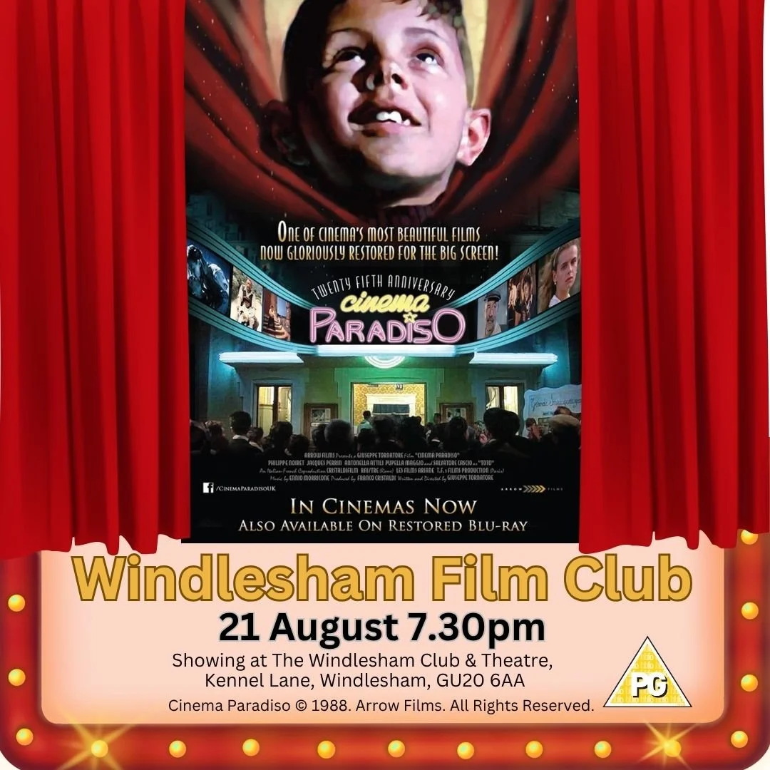 Poster for showing of Cinema Paradiso