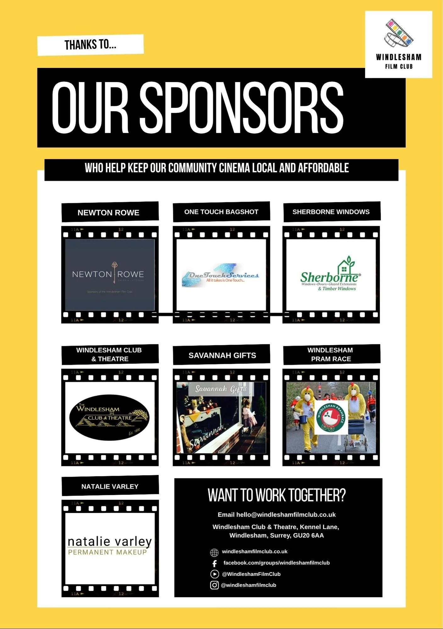 Thanks to our amazing sponsors!