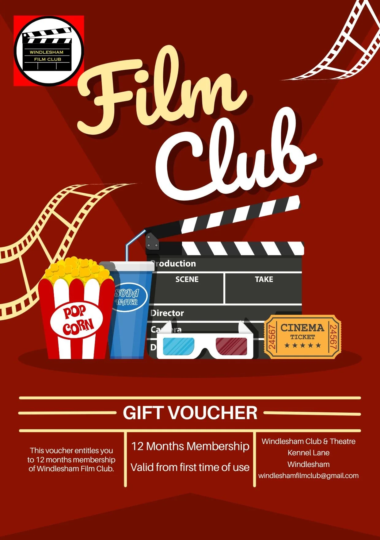 12-month membership voucher