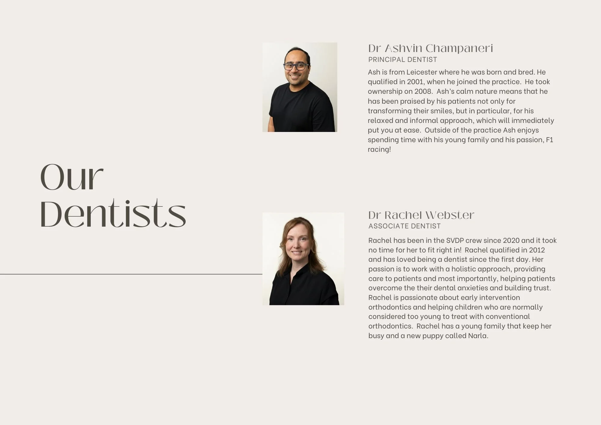 Ash Champaneri & Rachel Webster