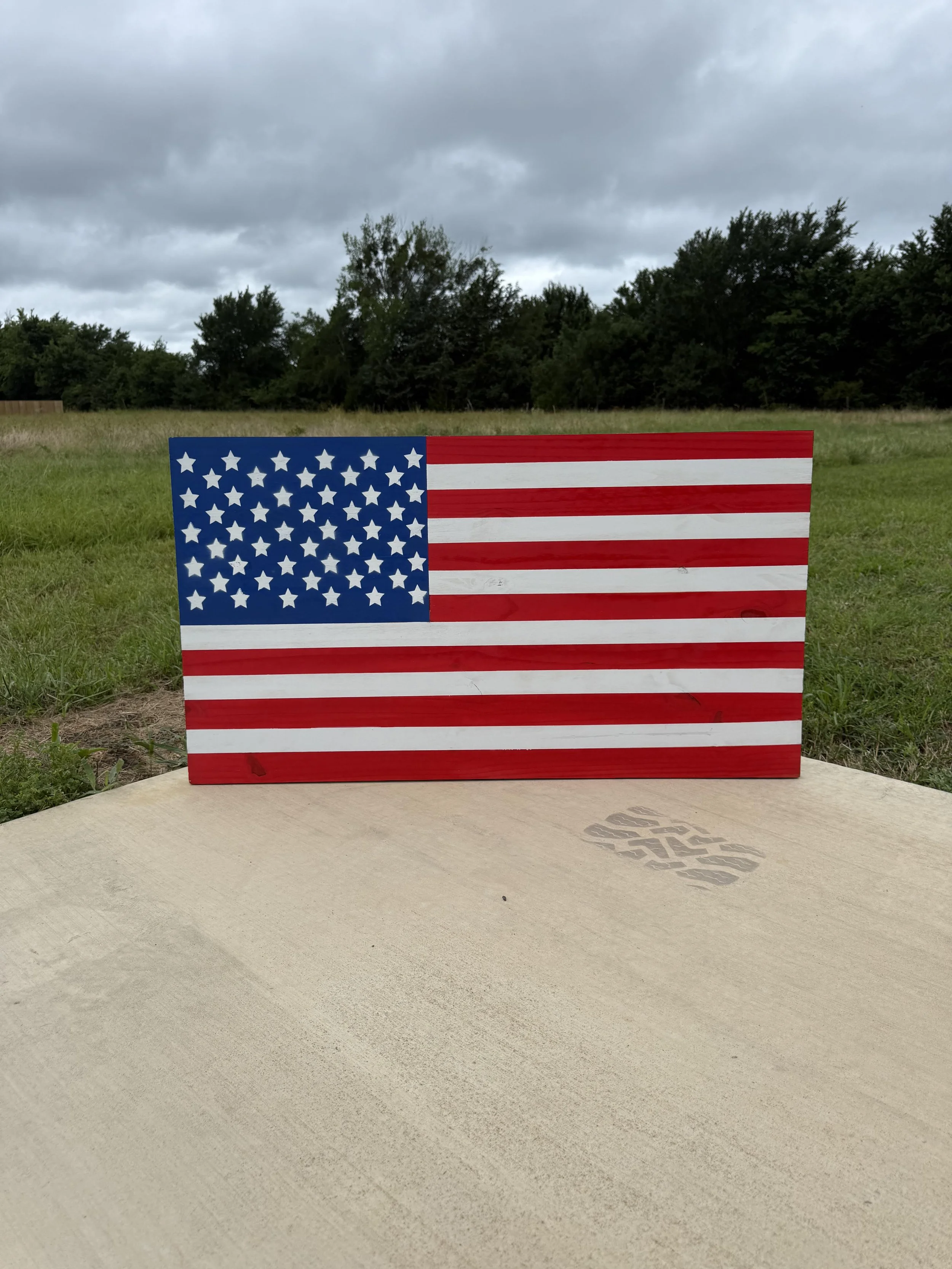 Handcrafted Traditional American Flag